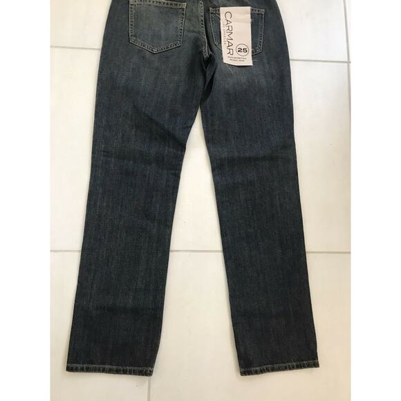 Carmar Matt Baggy Distressed Mid Rise Non Stretch Jeans - Picture 12 of 12
